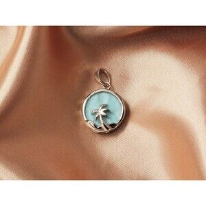 925 Sterling Silver, NATURAL LARIMAR, LARIMAR Pendant, Silver Gemstone Necklace